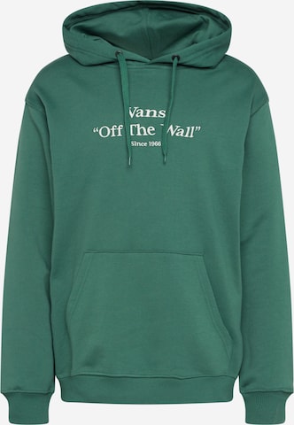 VANS Sweatshirt in Green: front