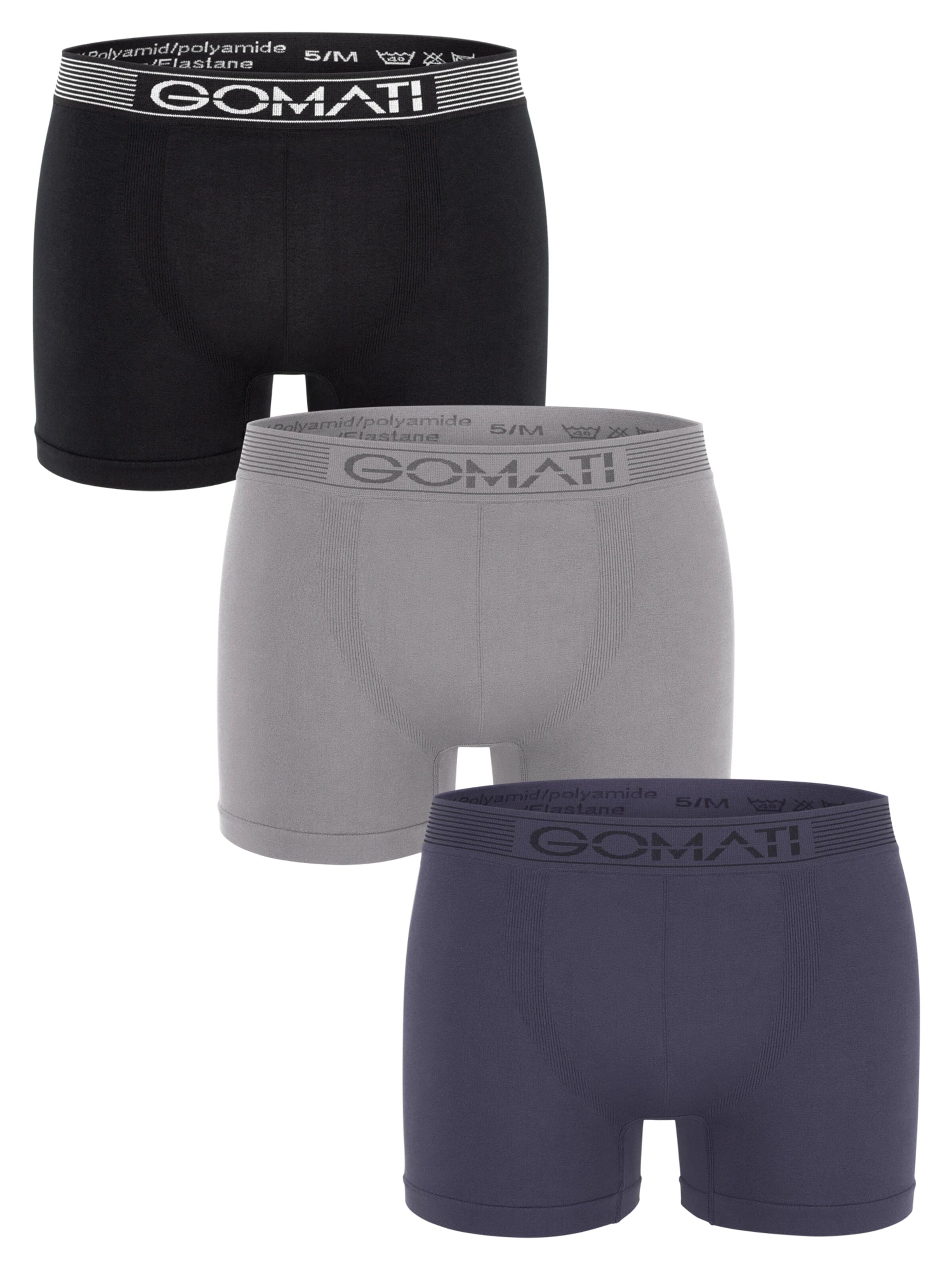 Gomati Boxer shorts 'Seamless Comfort' in Grey: front