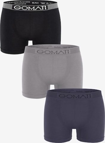 Gomati Boxershorts 'Seamless Comfort' in Grau: Vorderseite