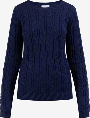 usha BLUE LABEL Pullover in Blau: predná strana