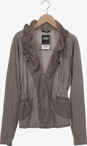 YEST Sweatshirt & Zip-Up Hoodie in S in Brown: front