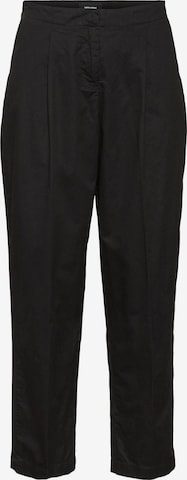 VERO MODA Loose fit Pleated Pants in Black: front
