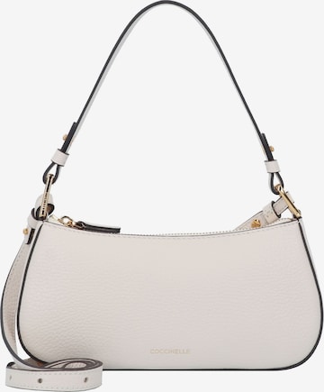 Borsa a spalla 'Merveille' di Coccinelle in bianco: frontale