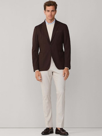 Coupe slim Veste de costume Hackett London en marron