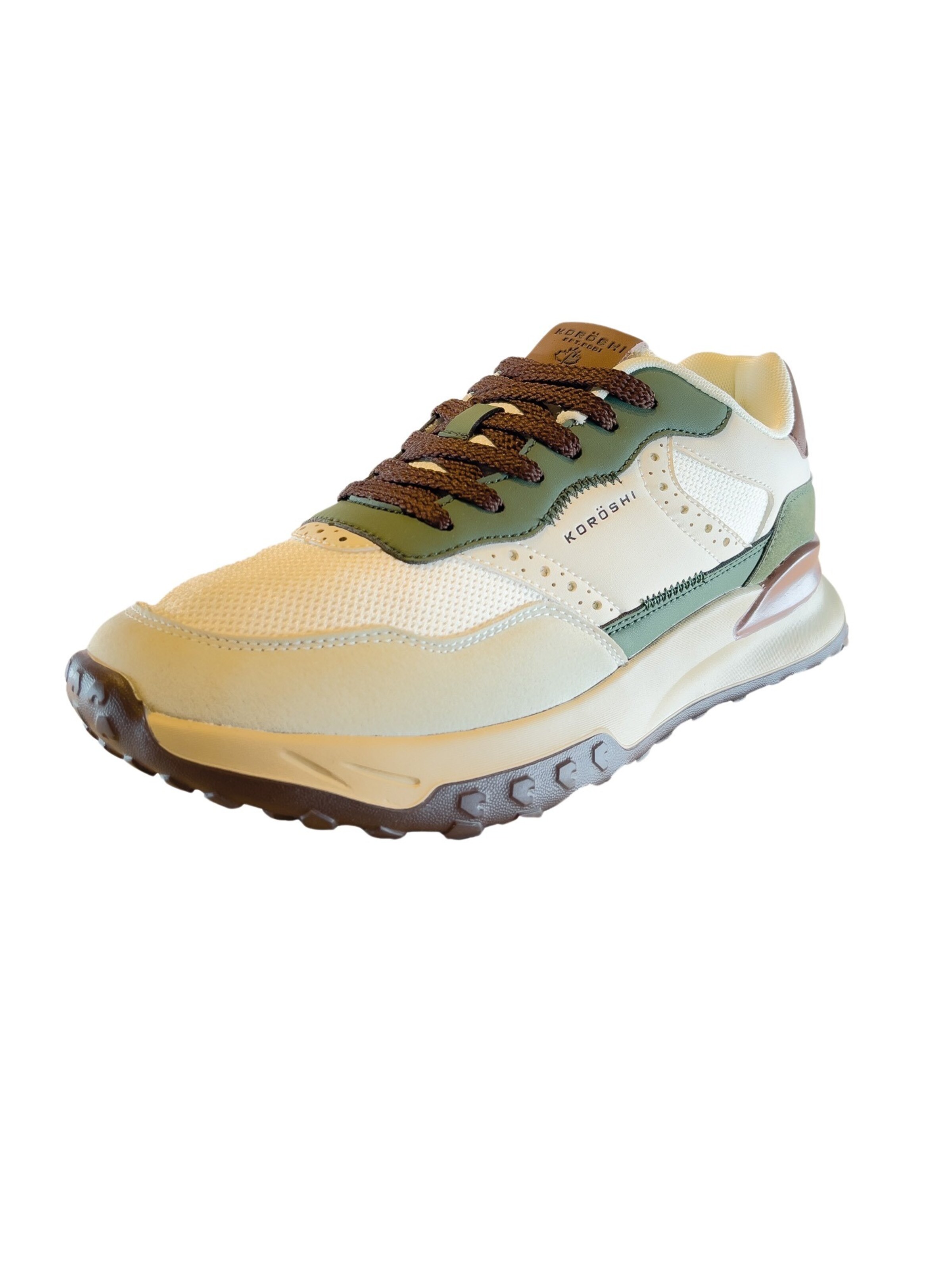 KOROSHI Σνίκερ χαμηλό σε λευκό: μπροστά