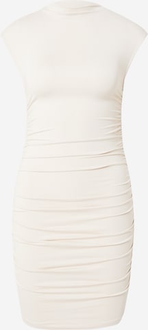 Gina Tricot Dress in Beige: front