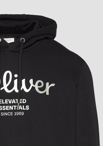 s.Oliver Sweatshirt in Black