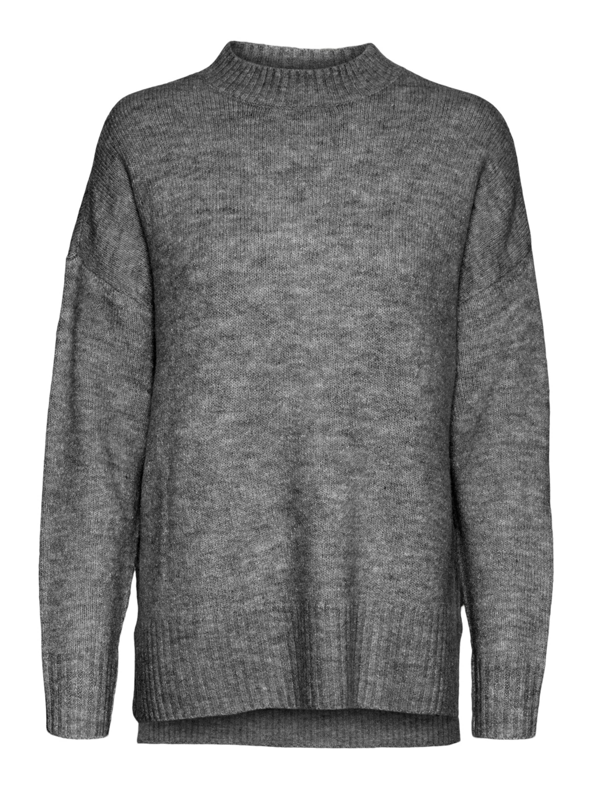 VERO MODA Sweater 'Lefile' in Grey: front