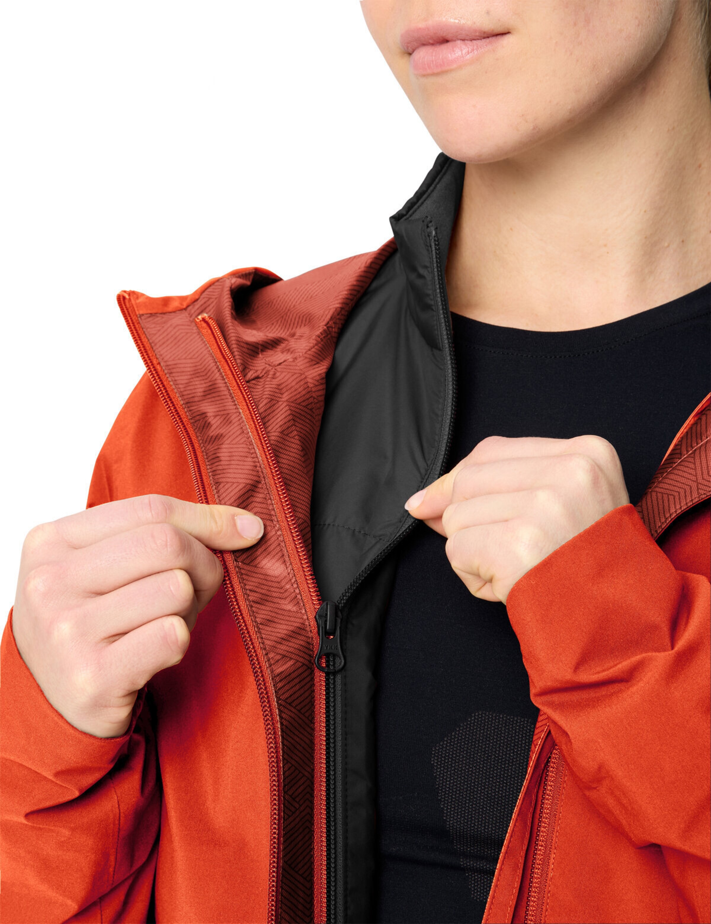 VAUDE Sports jacket 'Yaras II' in Red