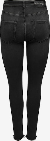 ONLY Skinny Jeans 'Blush' in Black