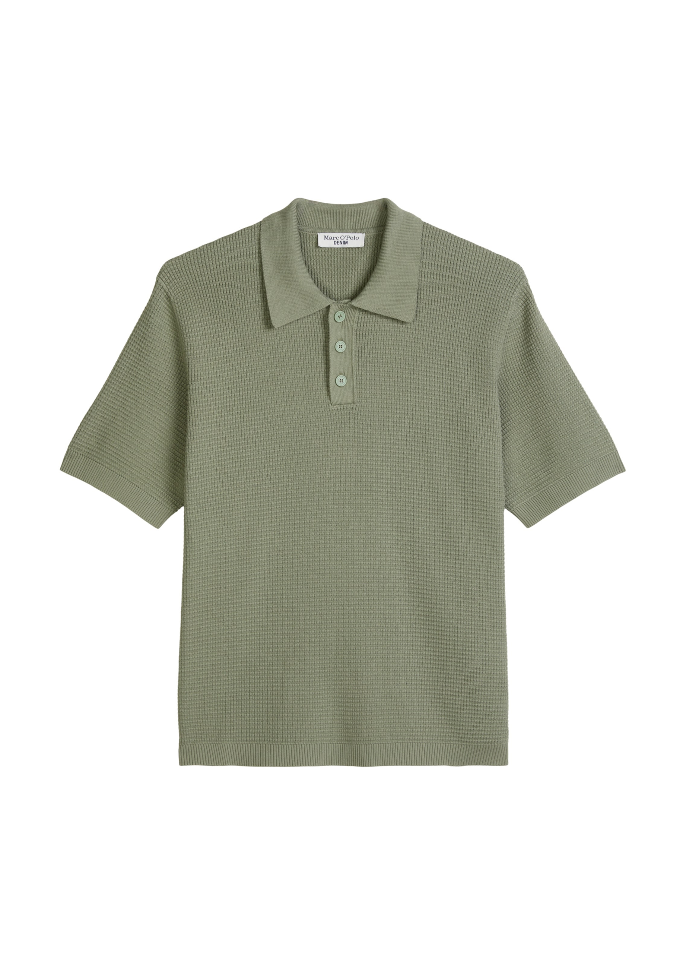 Marc O'Polo DENIM Poloshirt in S in khaki, Produktansicht