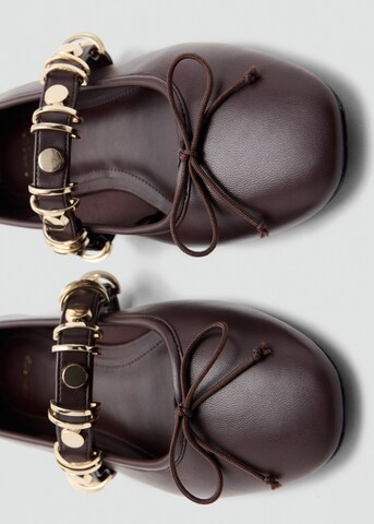 MANGO Riemchenballerina 'Ringing' in Rot