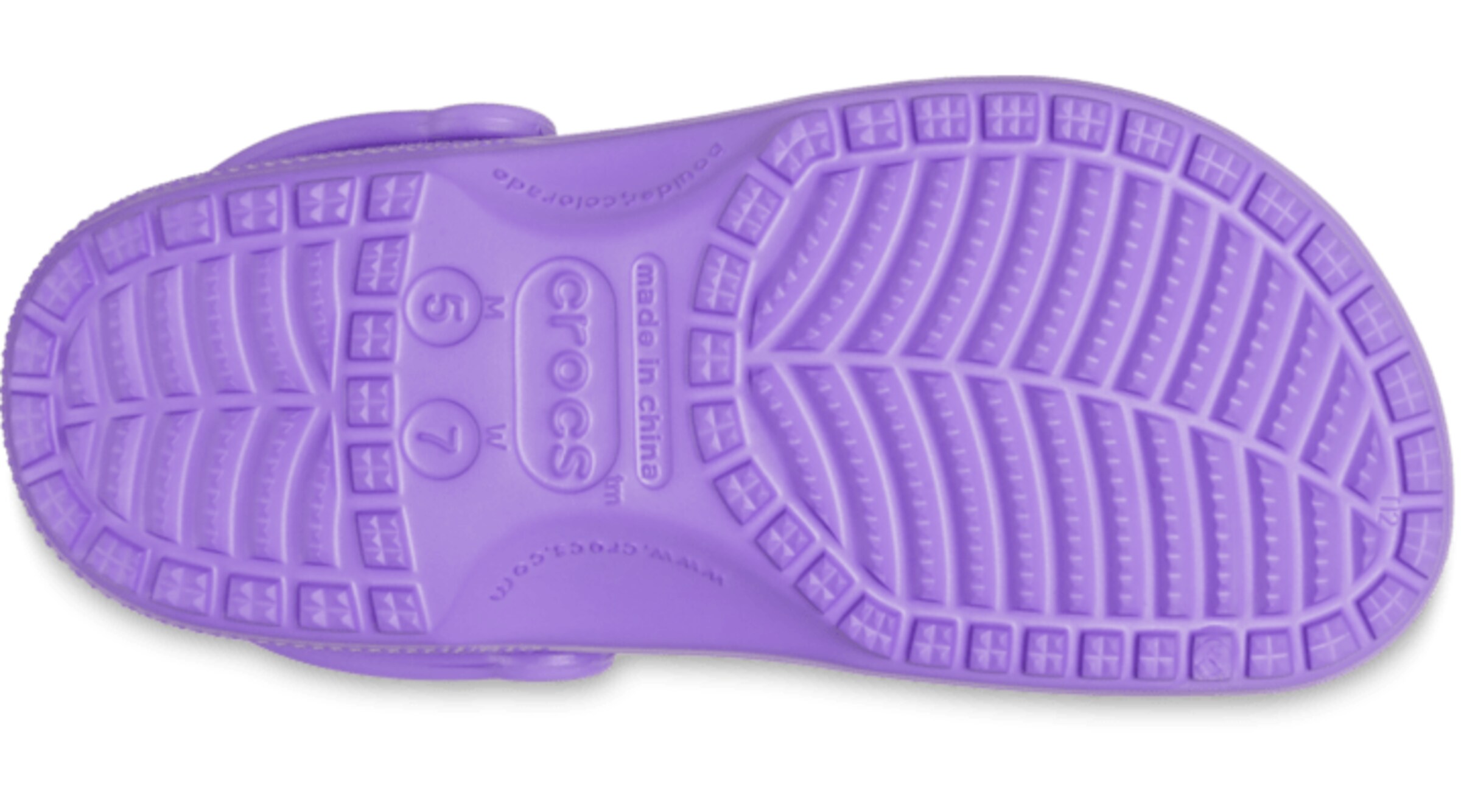 Crocs Clogs in Lila: voorkant