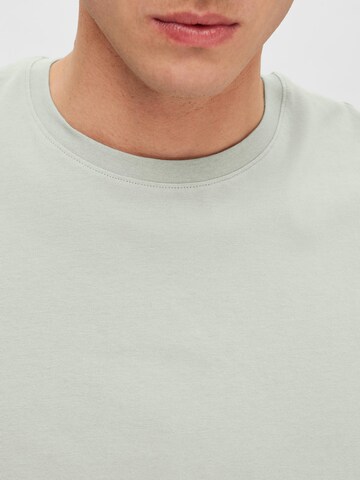 SELECTED HOMME T-Shirt 'Aspen' in Grün