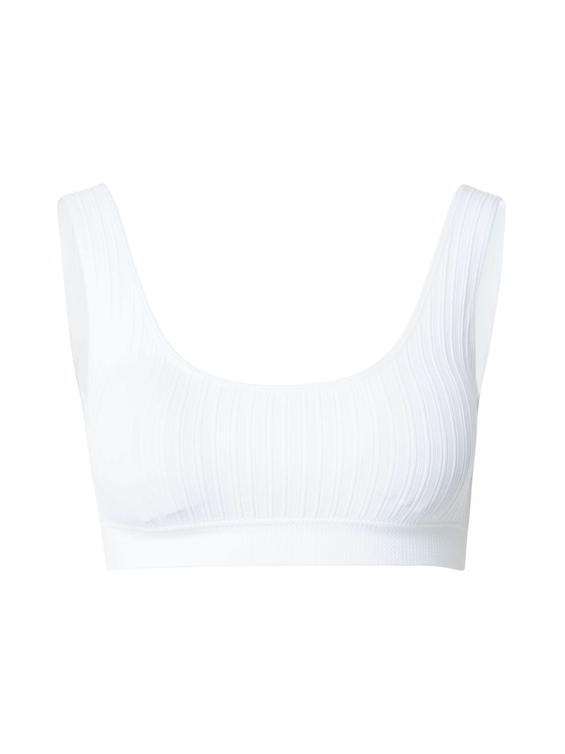 Hunkemöller Õlapaelteta topp Rinnahoidja 'Dianne', värv valge: eest vaates