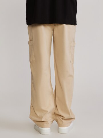SikSilk Loose fit Pants in Beige
