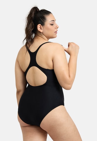 ARENA Bralette Active Swimsuit 'Solid Control' in Black