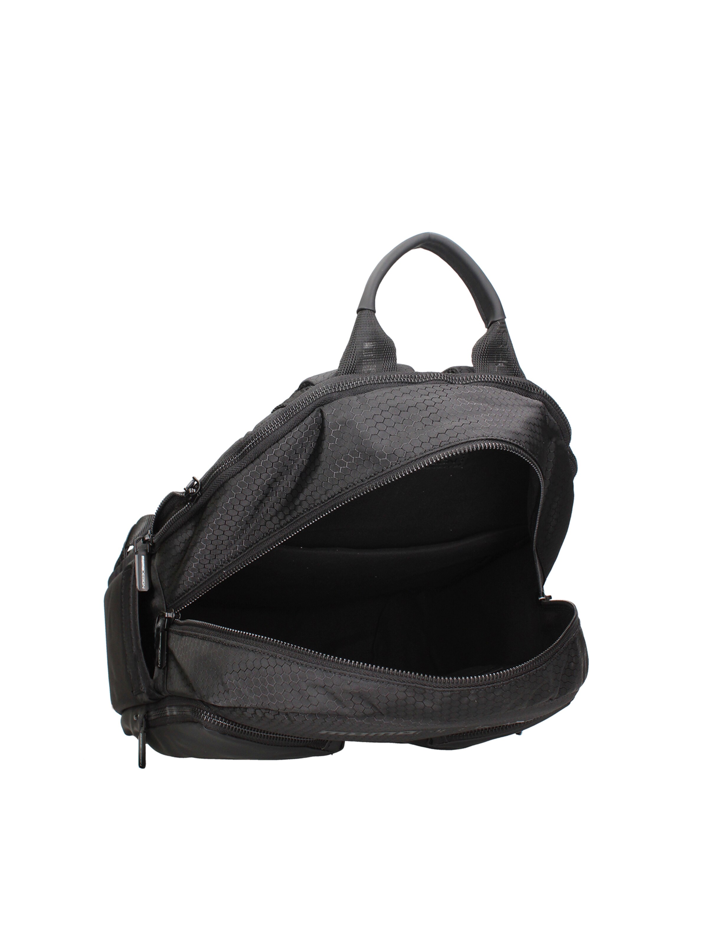 Zaino 'Zaino Uomo Poliuretanico con Zip - Momo Design 40x32x12cm' di Momo Design in nero