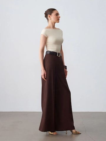 Dilvin Wide Leg Hose in Braun