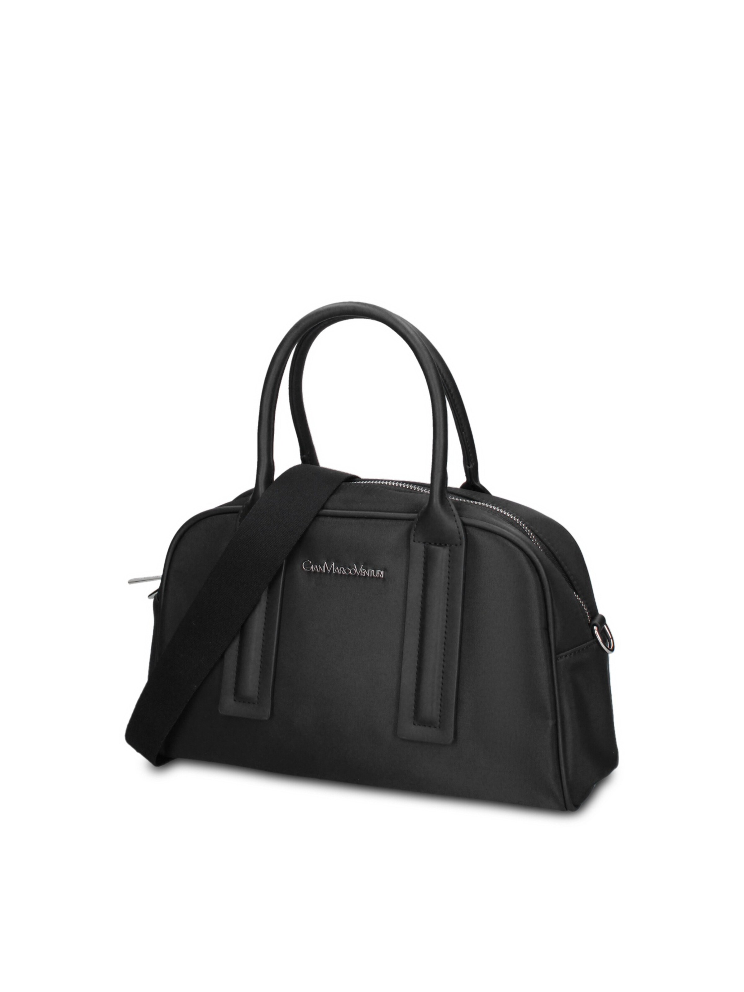 Borsa a mano 'Borsa a Mano Donna Celeste Nova Vegan Leather' di GianMarco Venturi in nero: frontale