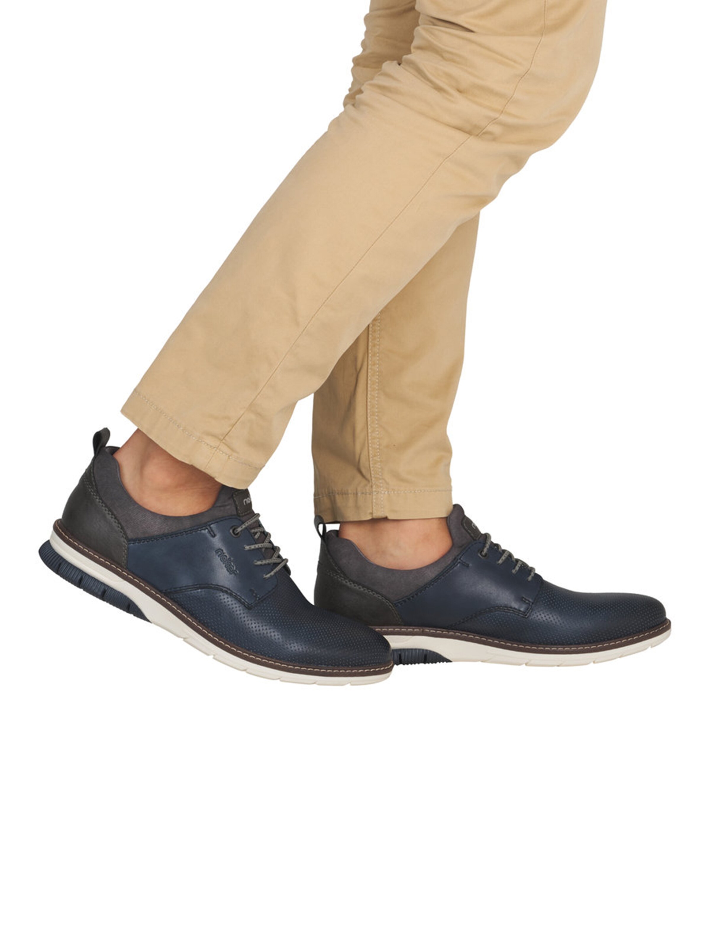 Rieker Buty sznurowane w kolorze niebieski