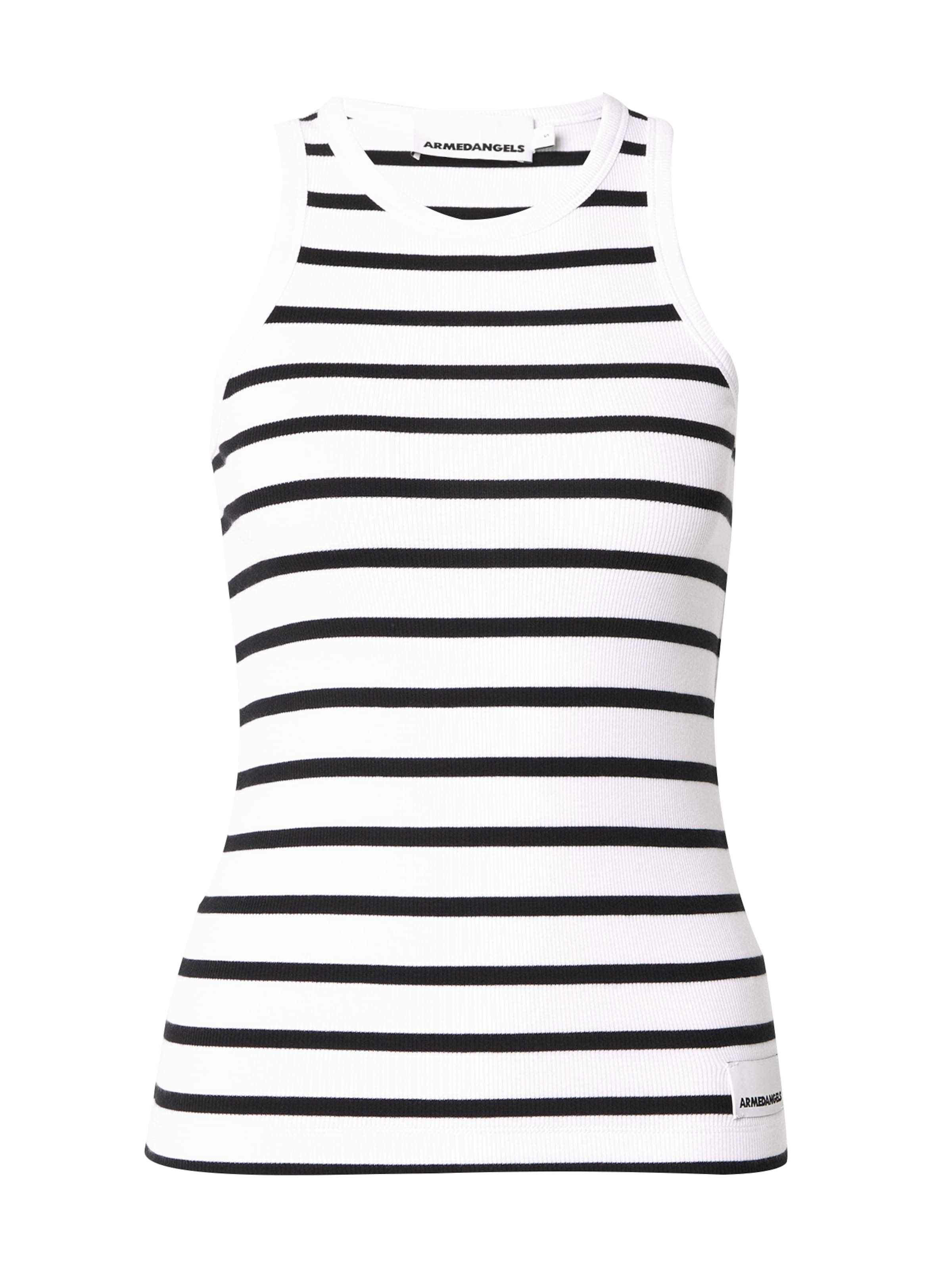 ARMEDANGELS Топ в бяло: отпред