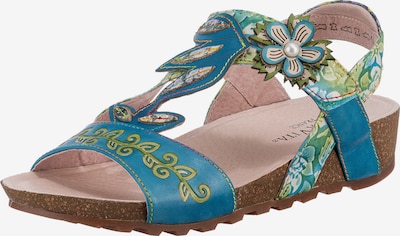 Laura Vita Sandals in Turquoise / Mixed colors, Item view