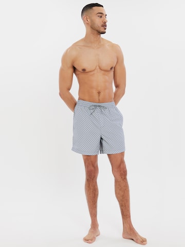 Threadbare Zwemshorts 'Fossil' in Blauw