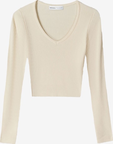 Bershka Tröja i beige: framsida