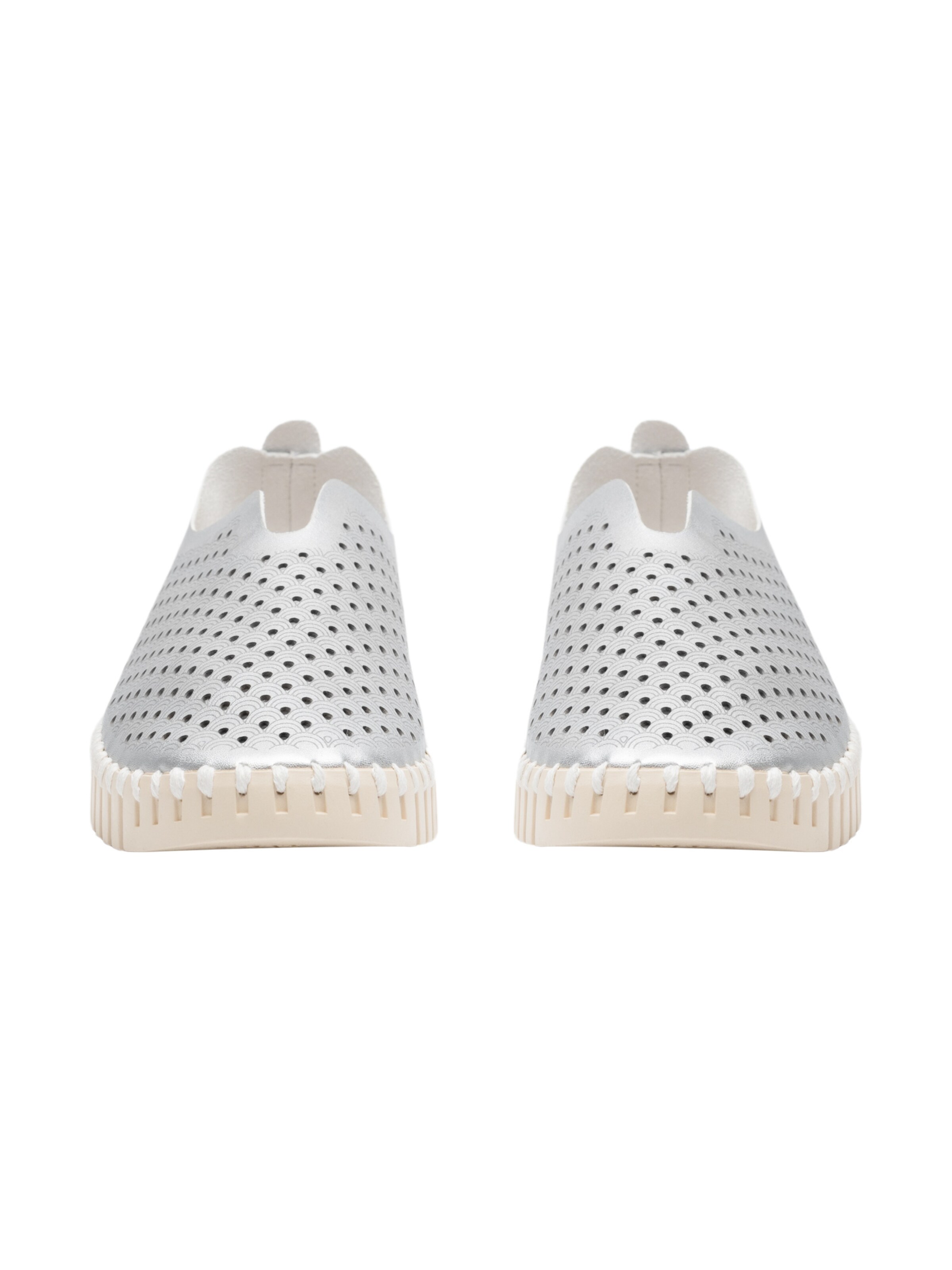 ILSE JACOBSEN Slipper i sølv