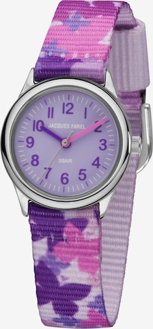 Jacques Farel Analog Watch in Purple: front