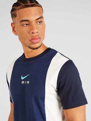 Nike Sportswear - Camisa 'AIR' em azul