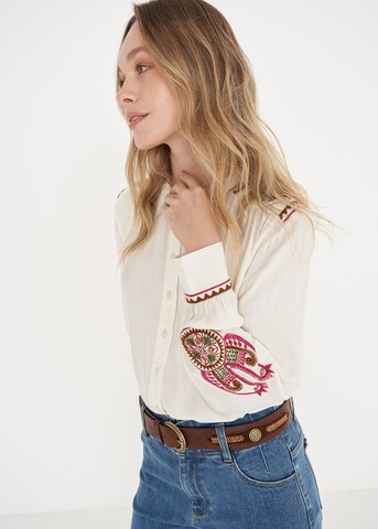 Camomilla Bluse 'CASSYA' in Weiß