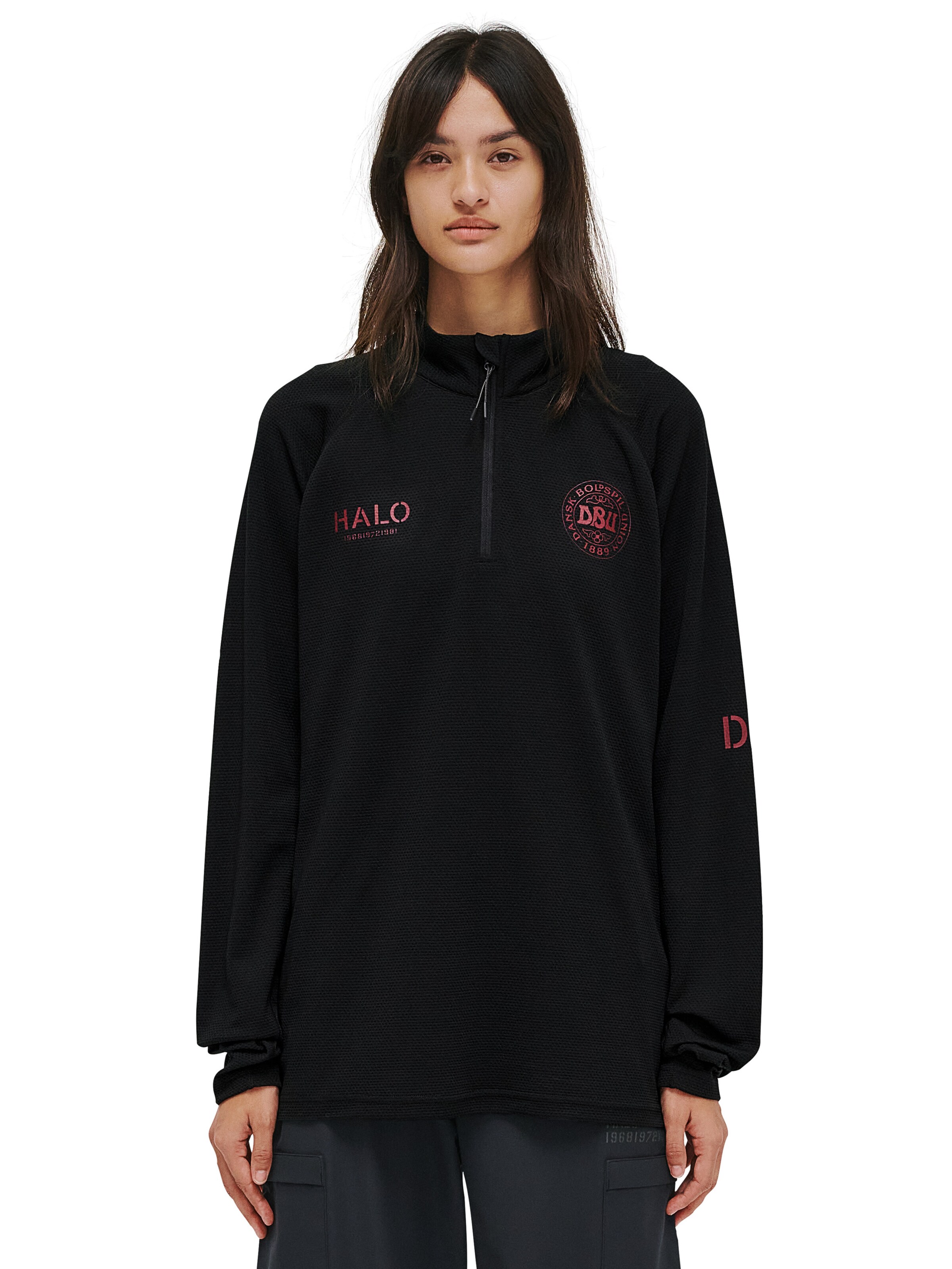 HALO Shirt 'Halo x DBU' in Zwart