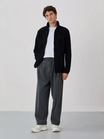 Tommy Life Fleece jas in Zwart