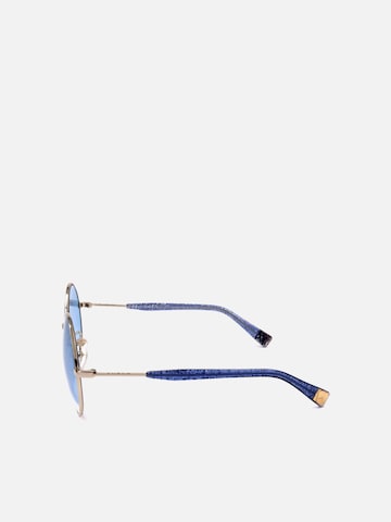 FURLA Sunglasses 'Shiny Light Gold' in Mixed colours