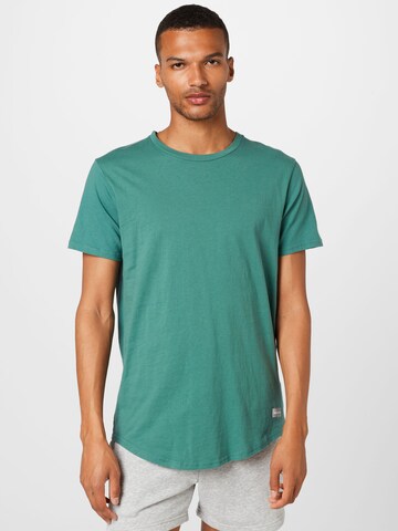 HOLLISTER Тениска в зелено: отпред