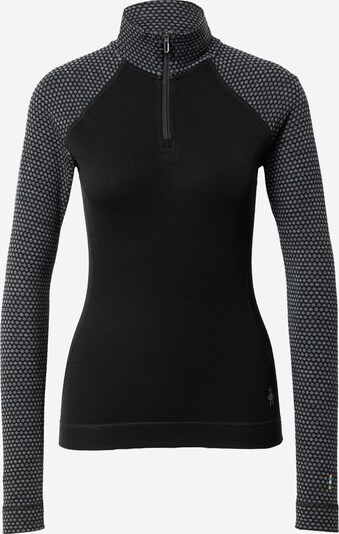 Smartwool Camiseta térmica en gris moteado / negro, Vista del producto