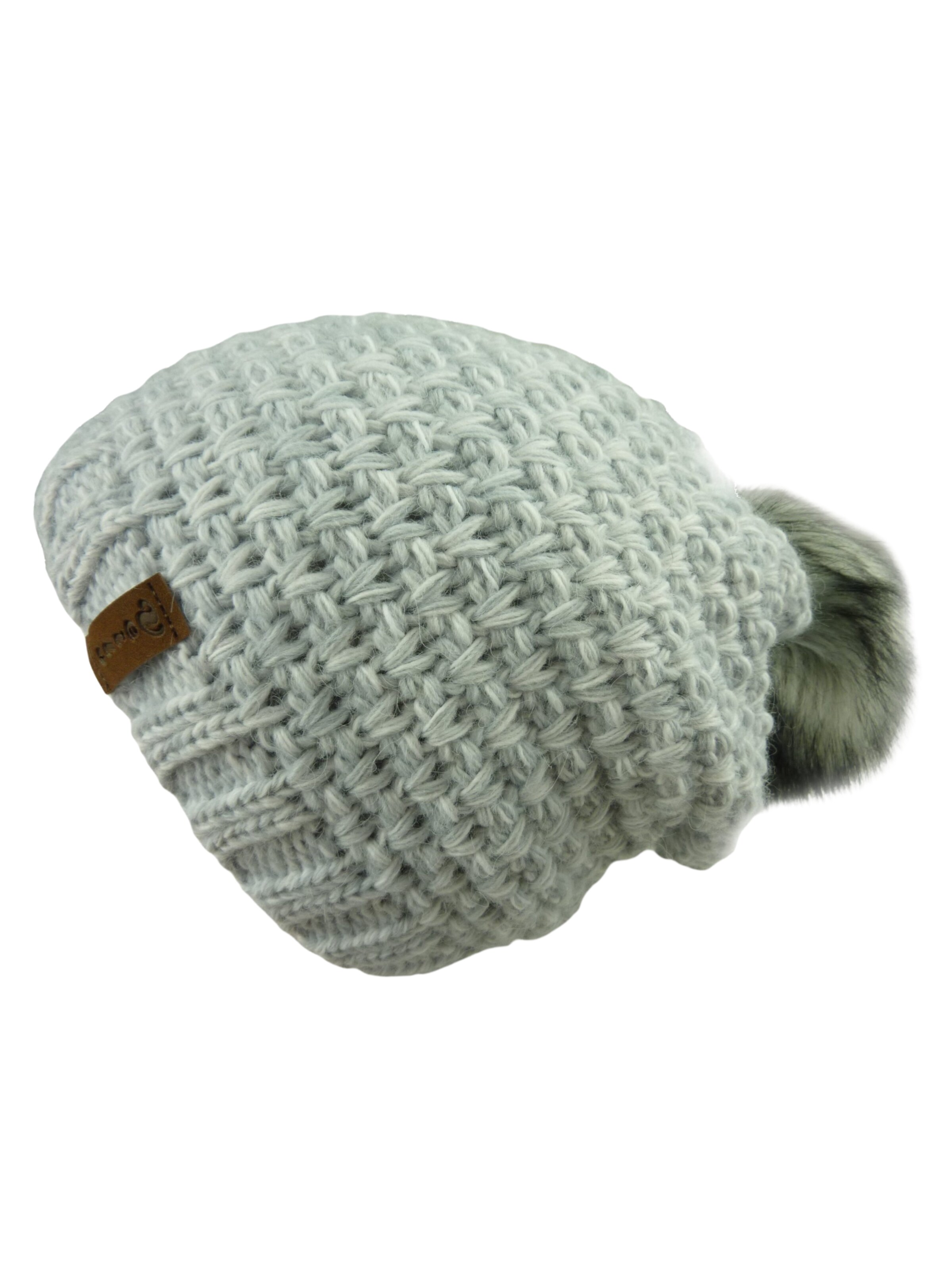 Kumixi Beanie 'Set: Mütze & Loop Schal' in Grey