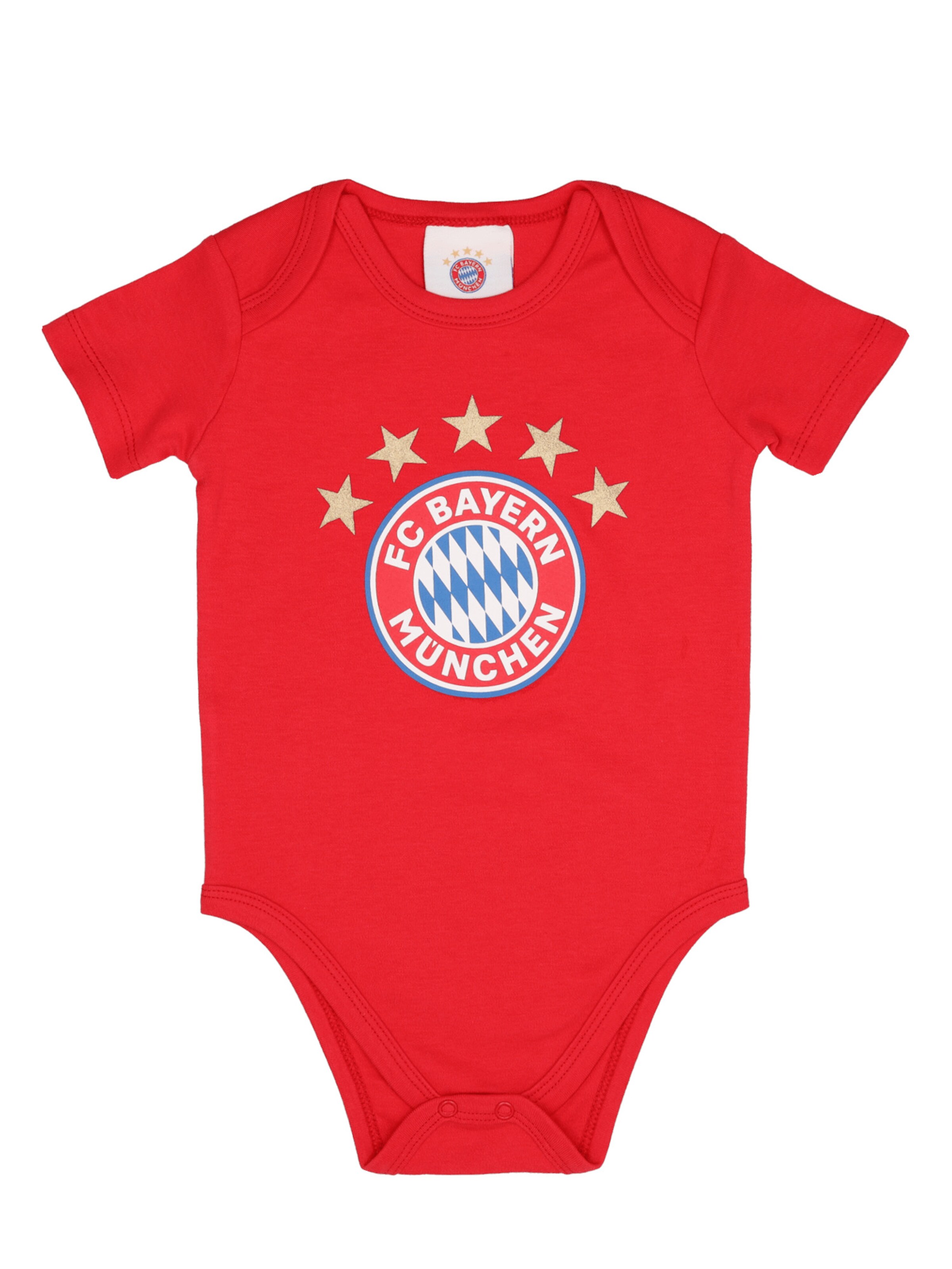 FC BAYERN MÜNCHEN Romper/Bodysuit 'Essential' in Red: front