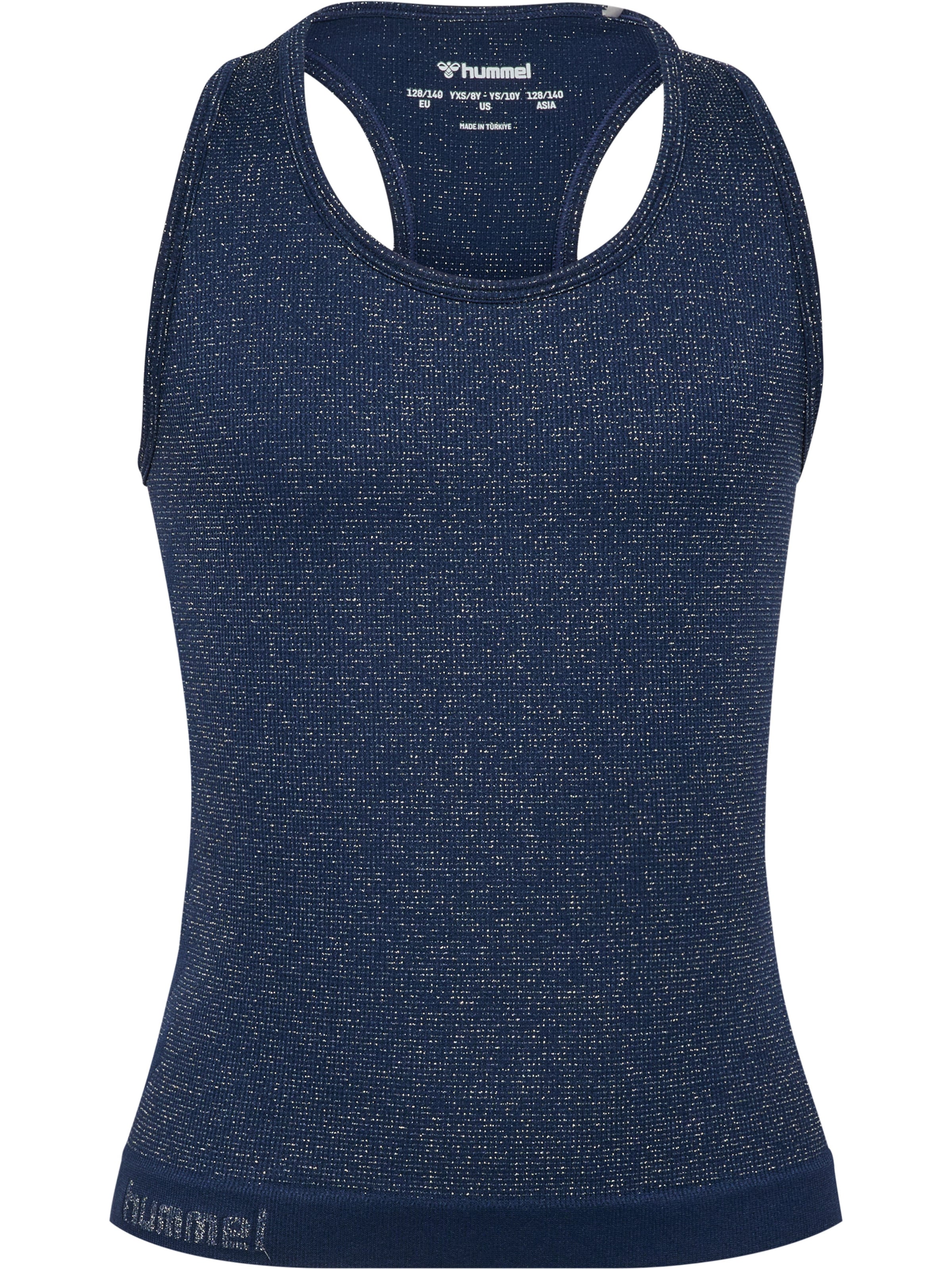 T-Shirt fonctionnel Hummel en bleu : devant