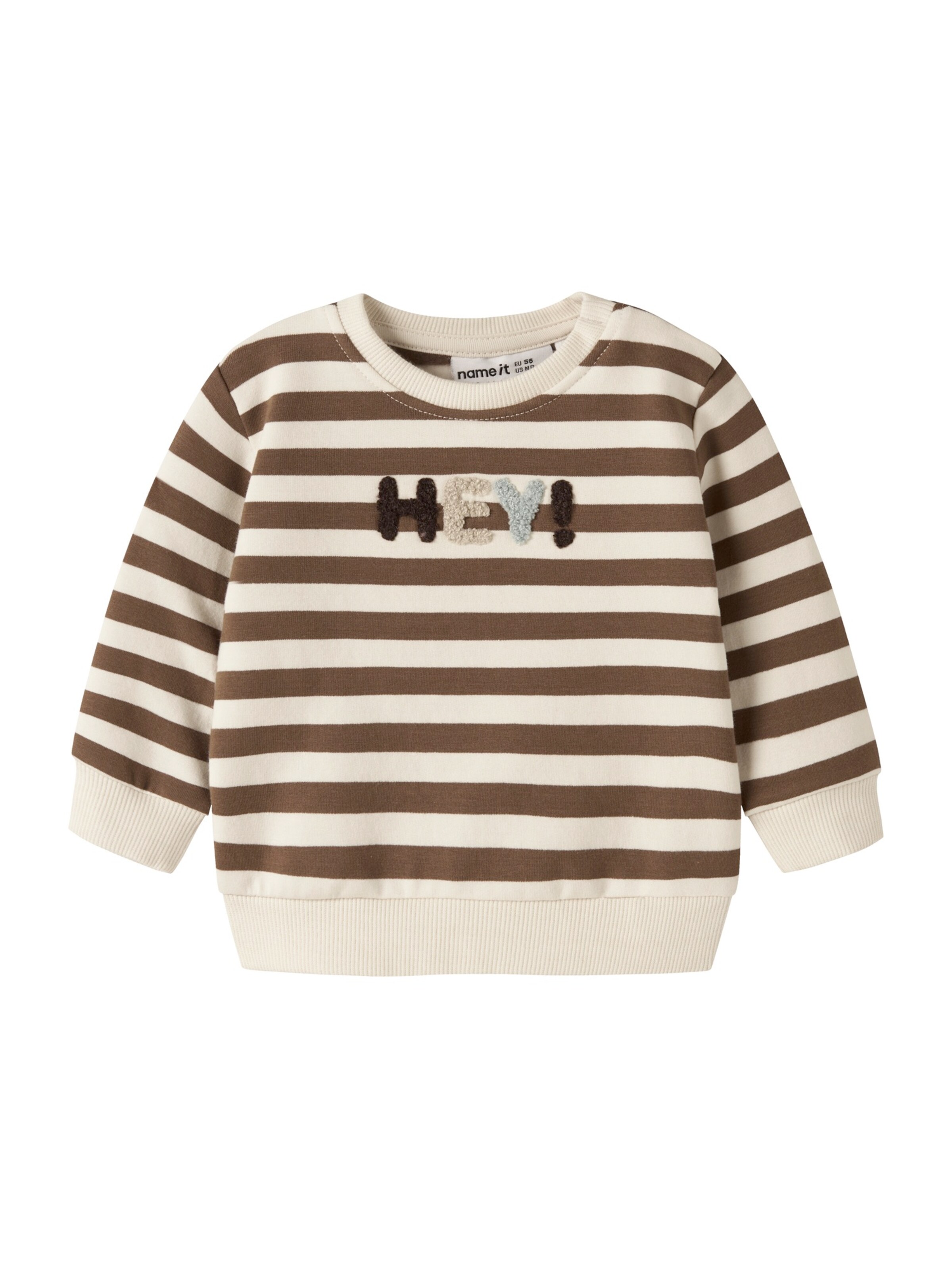 NAME IT Sweatshirt 'NBMRAFAN' in Brown: front