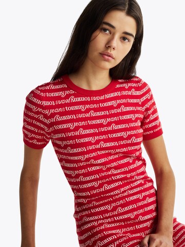 Tommy Jeans Knit dress 'Mini Jumper' in Mixed colours