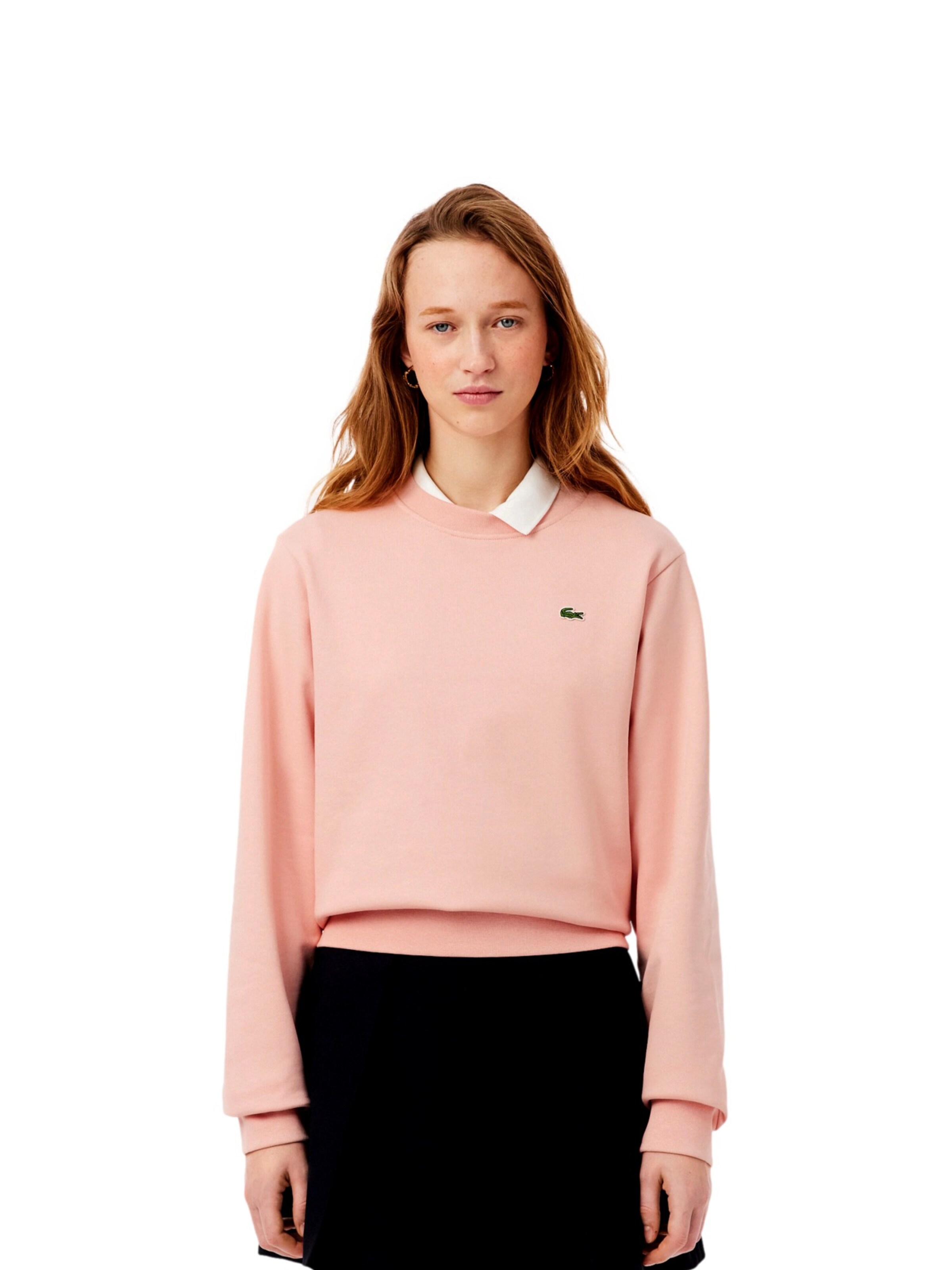 Felpa di LACOSTE in rosa: frontale