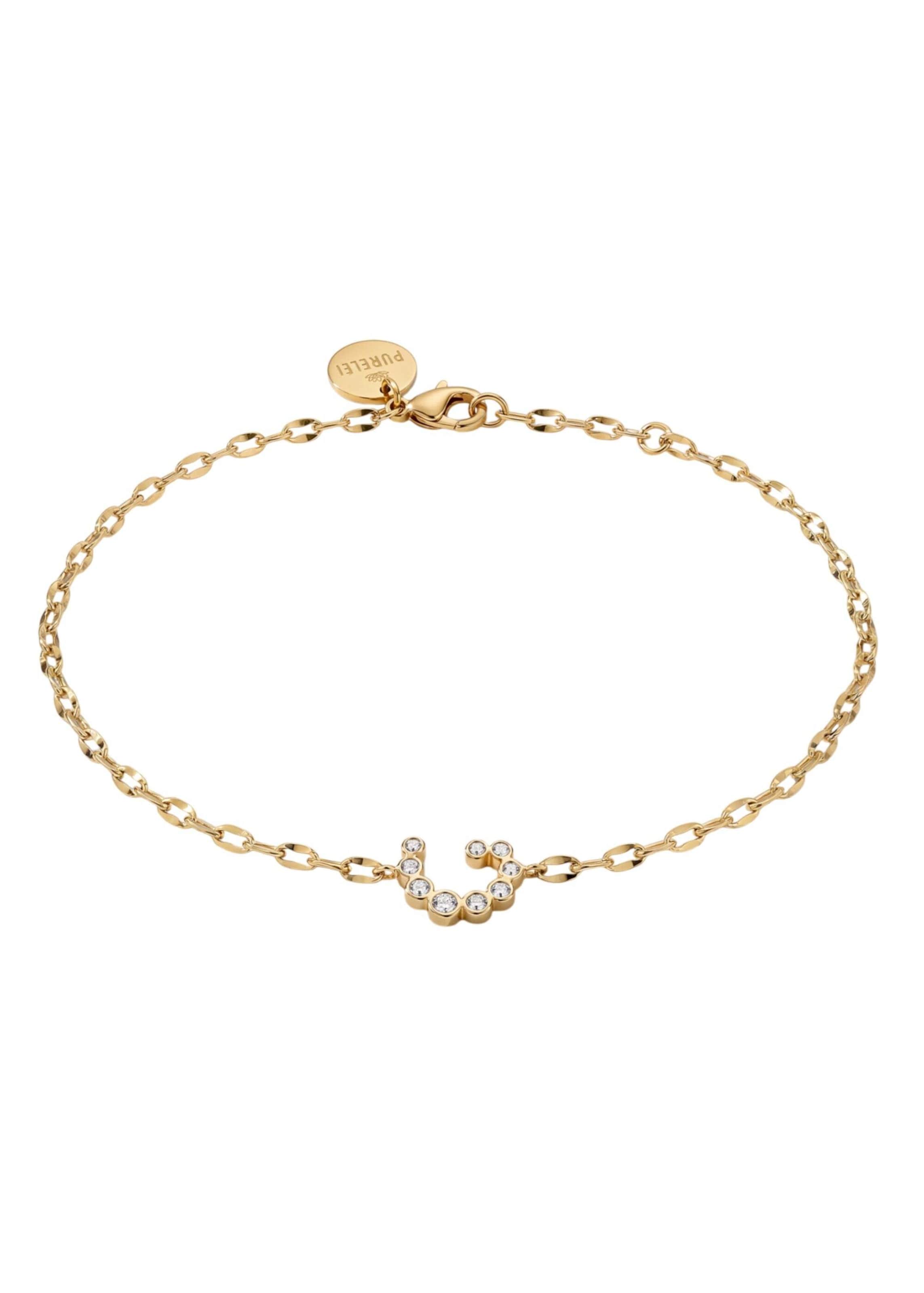 PURELEI Fußschmuck 'Wave' in Gold: Vorderseite