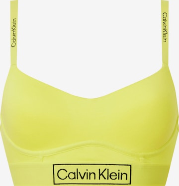 Calvin Klein Underwear Bra in Yellow: front