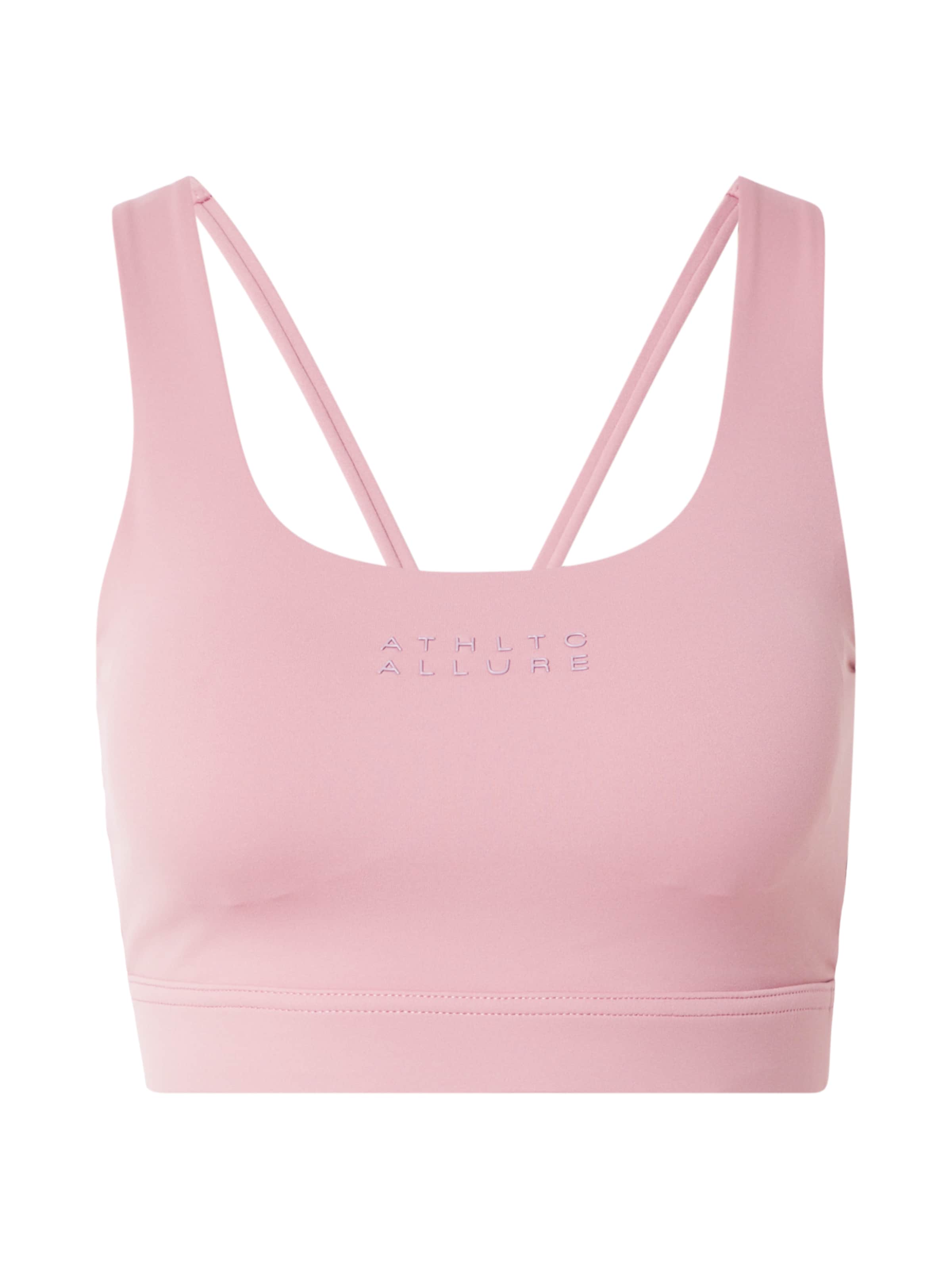 4F Bustier Urheilurintaliivit värissä vaaleanpunainen: etupuoli