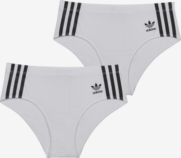 ADIDAS ORIGINALS Boyshorts in White: front