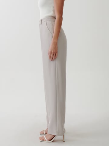 Wide Leg Pantalon à pince 'ANGELA' Tussah en gris