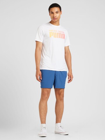 PUMA Koszulka funkcyjna 'Forever. Faster.' w kolorze biały